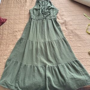 Old navy gauze cotton maxi dress